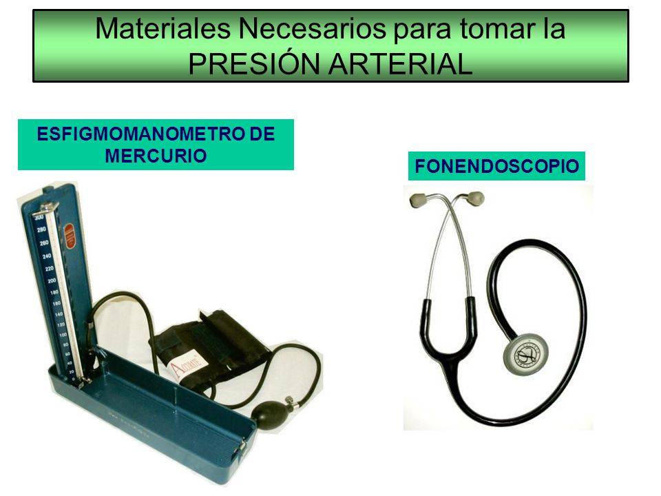 Equipo para tomar la tension arterial